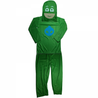 Costum pentru copii Green Lizard, verde, garaj inclus