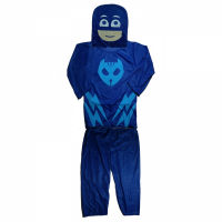 Costum pentru copii Blue Cat, albastru, jucarie inclusa