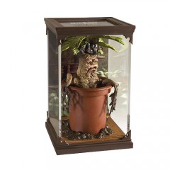 Figurina de colectie Loud Mandrake, seria Harry Potter, 17 cm, suport sticla inclus