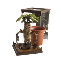 Figurina de colectie Loud Mandrake, seria Harry Potter, 17 cm, suport sticla inclus