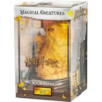 Figurina de colectie Crookshanks The Cat, seria Harry Potter, 17 cm, suport sticla inclus