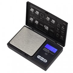 Cantar digital de buzunar, Special Weight, afisaj LCD, protectie plastic, 13 cm, 500g maxim, negru
