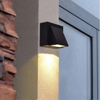 Aplică LED Exterior, 5W, Negru, 3000K