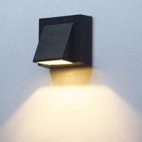 Aplică LED Exterior, 5W, Negru, 3000K