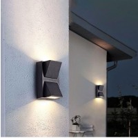 Aplica LED de Exterior, 6W, Negru