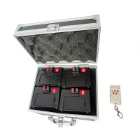 Sistem profesional wireless pentru declanșare artificii, tip vulcan,  4 console