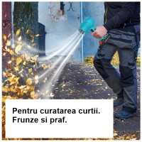 Suflanta aer portabila, indepartare apa, praf si zapada, 555 metri cubi, albastru