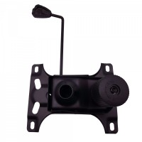 Set mecanism reglaj si cilindru piston gaz pentru scaune birou, argintiu, 35 cm