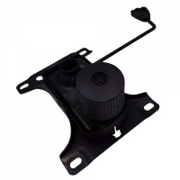 Set mecanism reglaj si cilindru piston gaz pentru scaune birou, argintiu, 35 cm