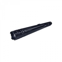 Baston electrosoc si lanterna, Police X8, metalic, 35 cm, negru