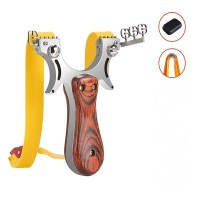Set prastie metalica cu laser si 300 bile metalice 7 mm, 12 cm, boloboc, maner lemn, husa inclusa
