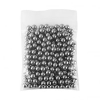 Set prastie metalica cu suport de incheietură si 100 bile 8 mm, metal, maner antiderapant, 18 cm