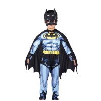 Set costum Batman cu muschi si masca LED, S, 3-5 ani, 90-110 cm