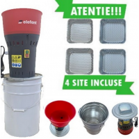 Moara electrica pentru cereale 25L, 4 site incluse