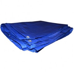 Prelata albastra cu inele 4 m x 5 m dimensiuni, densitate 70 gr/mp
