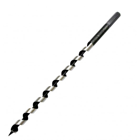 Burghiu elicoidal Graphite 57H356, mandrina standard, pentru lemn, 10 mm