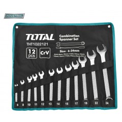 TOTAL - Set 12 chei combinate - 6-24mm (INDUSTRIAL)