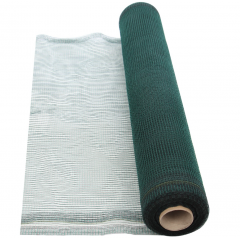 Plasa de umbrire 6 m x 25 m lungime, greutate 35 g/mp, culoare verde, margini intarite, protectie UV