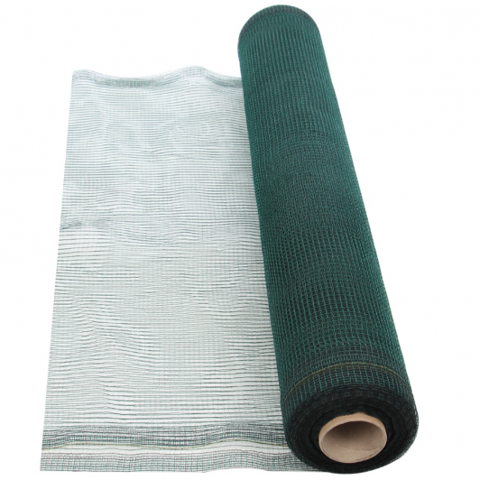 Plasa de umbrire 6 m x 25 m lungime, greutate 35 g/mp, culoare verde, margini intarite, protectie UV