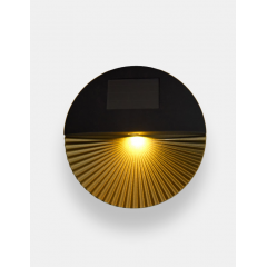 Lampa solara aurie cu LED-uri