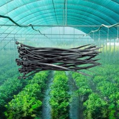 Pachet plasa umbrire verde latime 5 metrii ,lungime 20 metrii cu 100 bucati bride 2,5x200mm