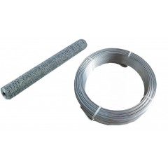 Pachet plasa rabit 1 m x50 metrii ,grosime  plasa 0.67mm cu sarma zincata 1.8 x 30 metrii lungime