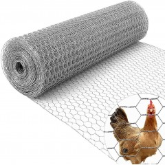 Plasa rabitz dublu zincata,inaltime 1m,lungime 25 m,grosime sarma 0,80 mm
