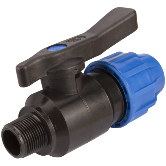 Robinet FE PEHD,diametru 20 mm,diametru 1/2 inch,tip 18VCBM-2-B