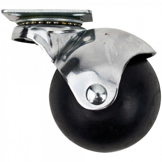 Set 4 roti mobila rotunde metal, 40 mm
