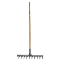Grebla gri,16 dinti,carbon cu coada,lungime 1260 mm