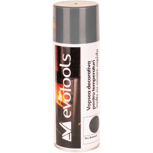 Spray vopsea pentru temperaturi inalte culoarea gri antracit