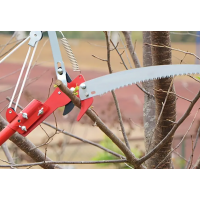 Foarfeca  pentru taiat crengi la inaltime cu coada telescopica de pana la 3 metrii