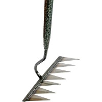 GREBLA 7 DINTI ASCUTITI, COADA METALICA SUDATA