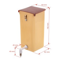 Adapatoare cu capac pentru iepuri volum rezervor 1 litru