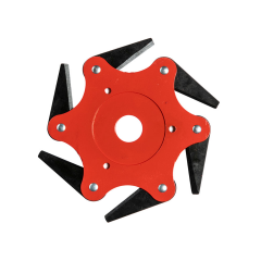 Disc pentru motocoasa cu 6 cutite pliabile