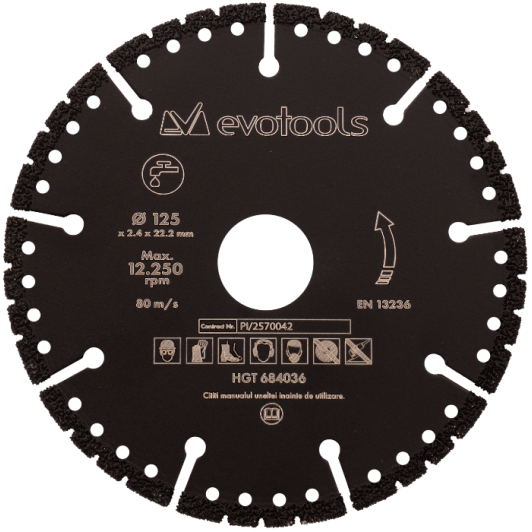 Disc diamantat debitare beton si sticla