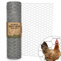 Plasa rabitz latime 1 metru X lungime 50 metri, dimensiune ochi 20mm x 20mm, grosime 0.53mm