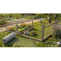 Plasa Rabitz Zincata, dimensiuni: latime 1 metru x lungime 50 metri, grosime fir 0.67 mm