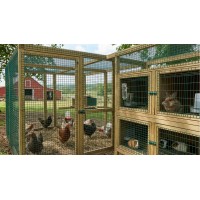 Plasa sarma Zn sudata plastifiata 1 x 10 M - 13 x 13 x 1 MM