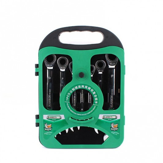 CHEI COMBINATE CR-V CU CLICHET SET 7 ( 8,10,12,13,14,17,19 MM)