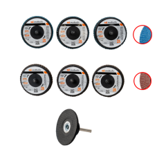 Set 6 Mini Discuri Lamelare cu Suport