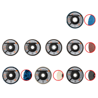 Set 11discuri abrazive diametru exterior 125 mm