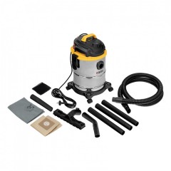 Aspirator industrial  1200 W, rezervor 15 l, furtun 2 m