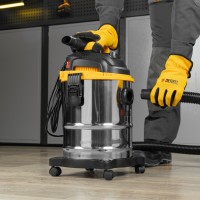 Aspirator industrial  1200 W, rezervor 15 l, furtun 2 m