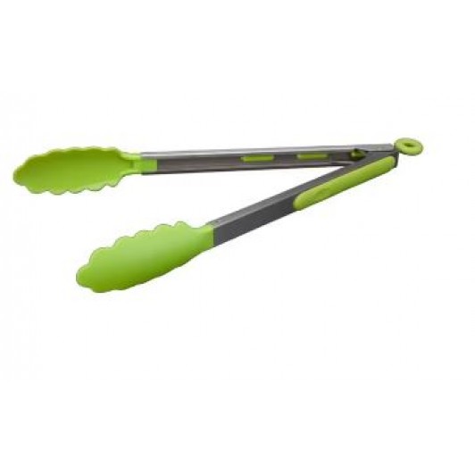 Cleste pentru bucatarie, inox-silicon, 20 cm, verde