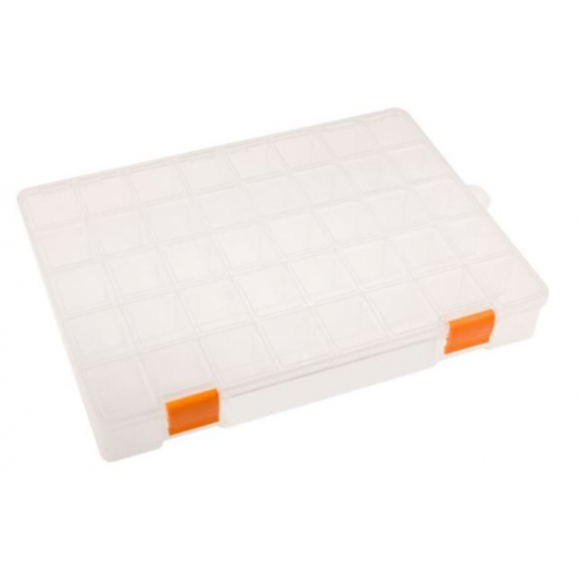 Cutie pentru organizare, 40 compartimente, 38x28.5x5.5 cm