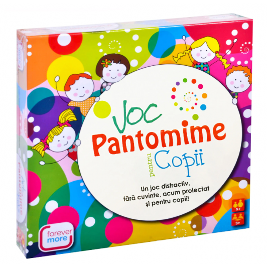 Joc de societate  “Pantomime pentru copii“, conceput special pentru copii de toate varstele