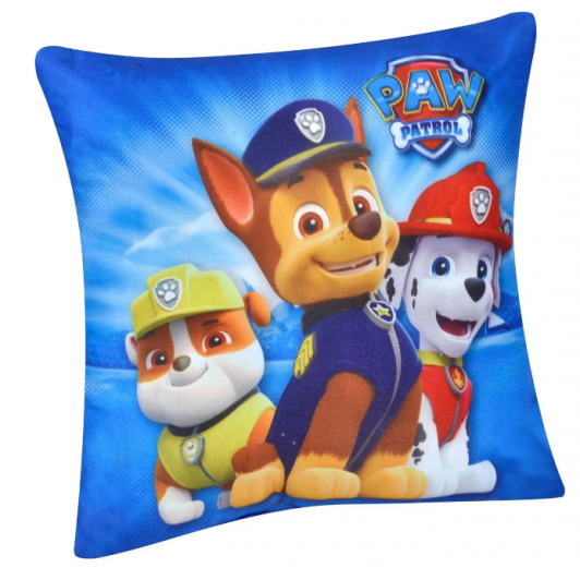 Perna decorativa pentru copii, model Paw Patrol, 30x30 cm