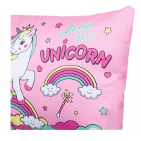 Perna decorativa pentru copii, model unicorn, 50x30 cm