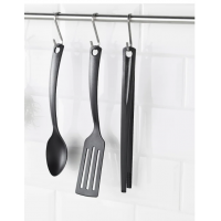 Set 3 ustensile bucatarie, lingura/spatula/cleste, 31 cm